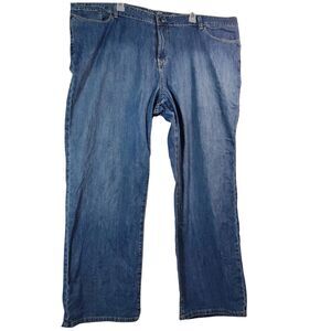 Macys' Plus Size 24WP High Rise Straight Leg Jeans Classic Fit, Old Money Style